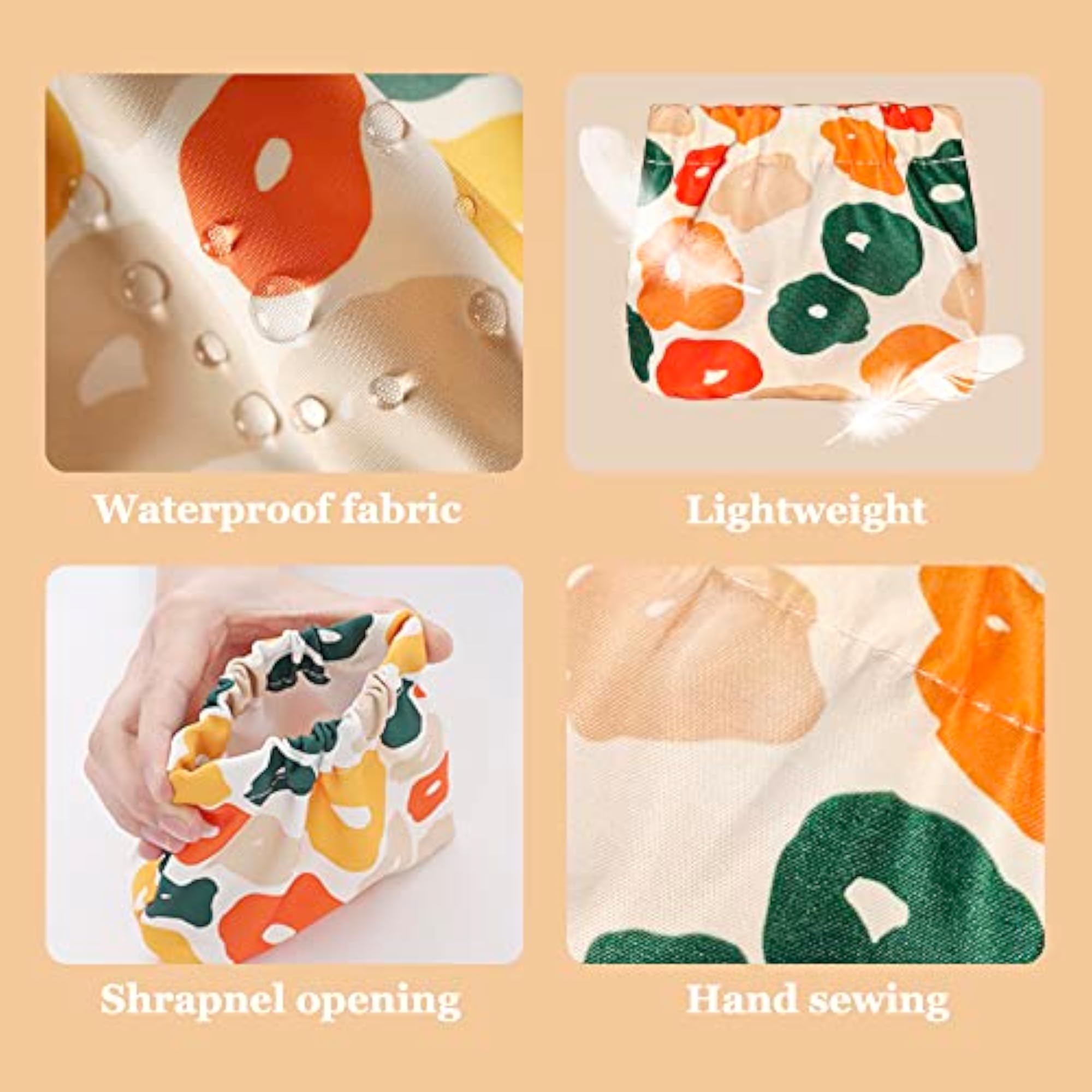 Mini Makeup Bag for Purse - 4 PCS